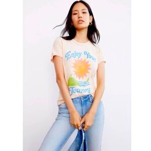Anthropologie Enjoy Your Journey Graphic Tee